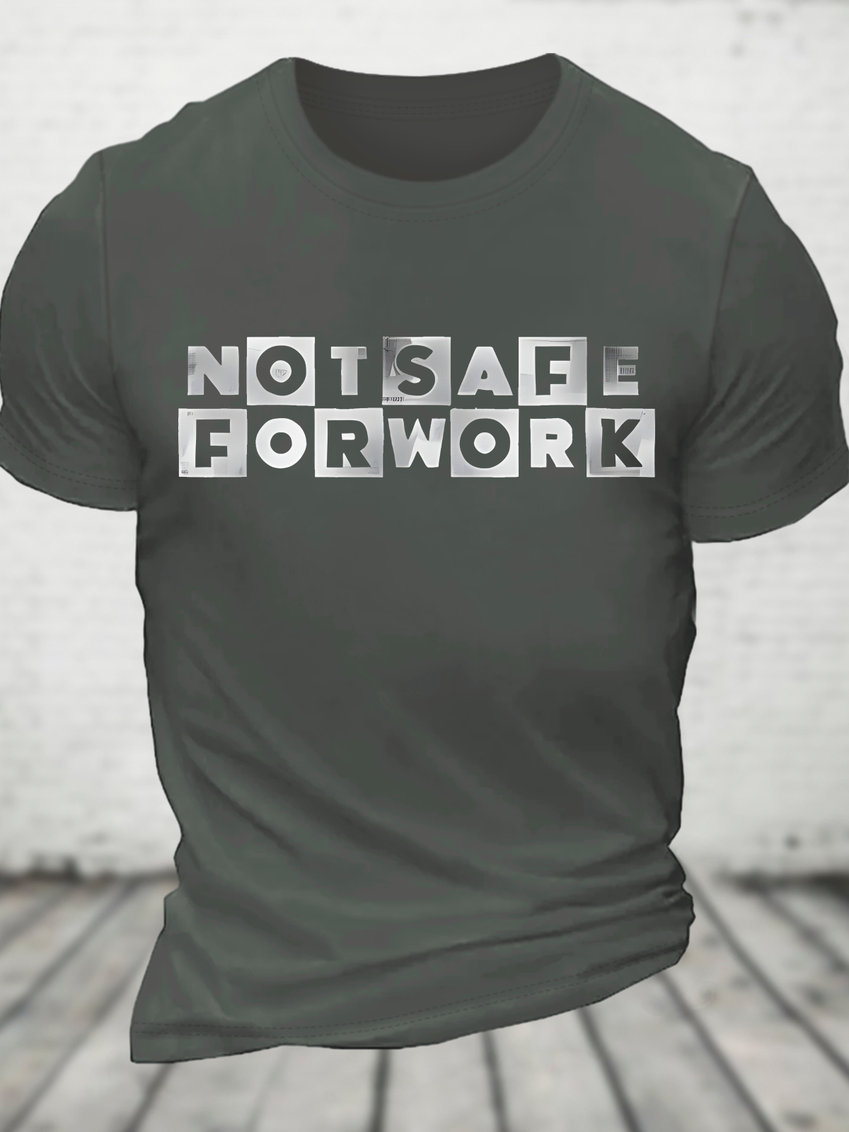 Not Safe Network Cotton T-shirt