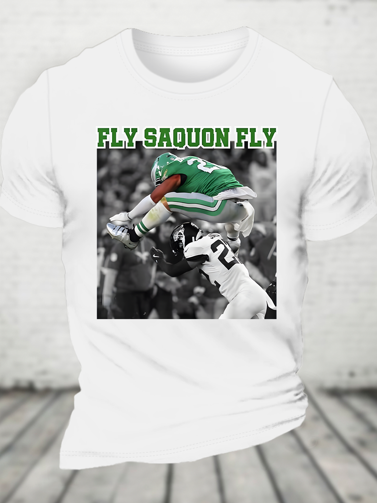 Fly Saquon Fly Eagles Barkley Cotton T-shirt