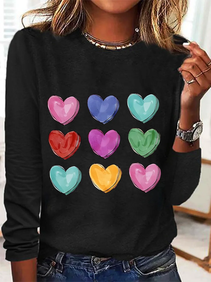 Love Casual Long Sleeve Shirt