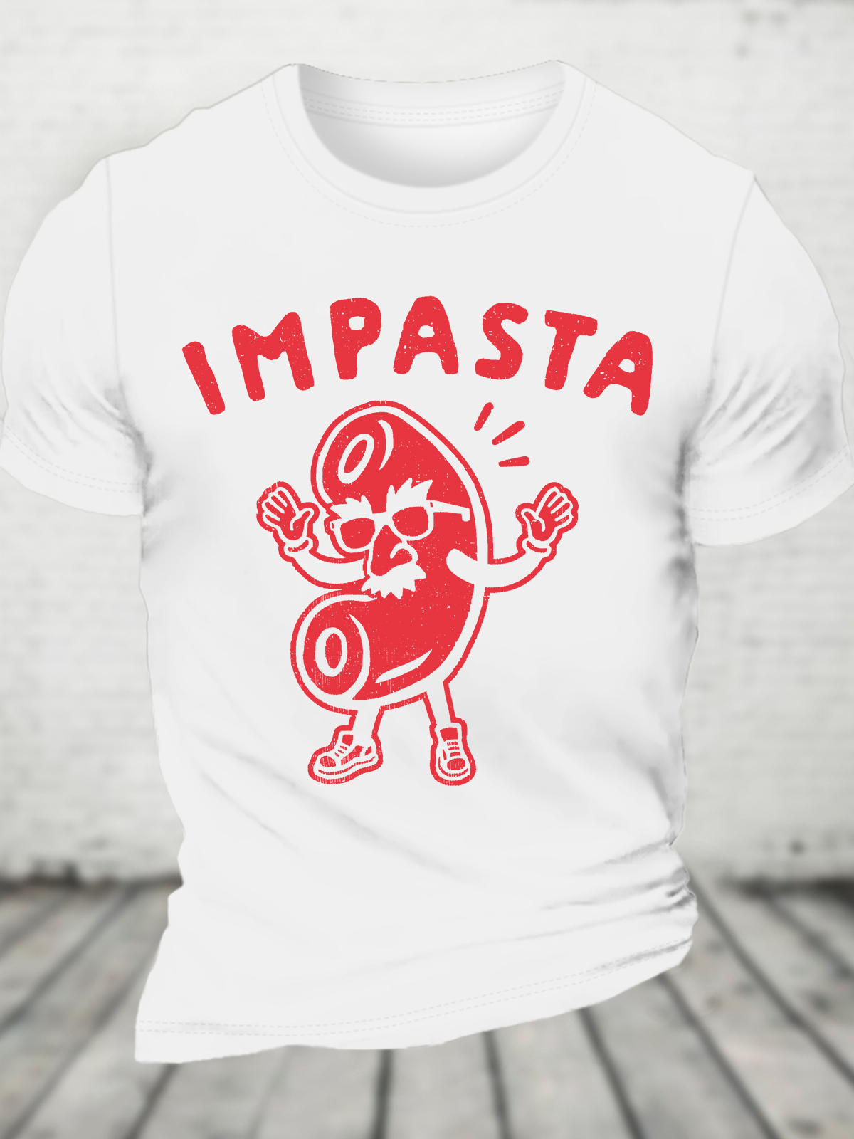 Impasta, Imposter Shirts, Sarcastic Shirts Cotton T-Shirt