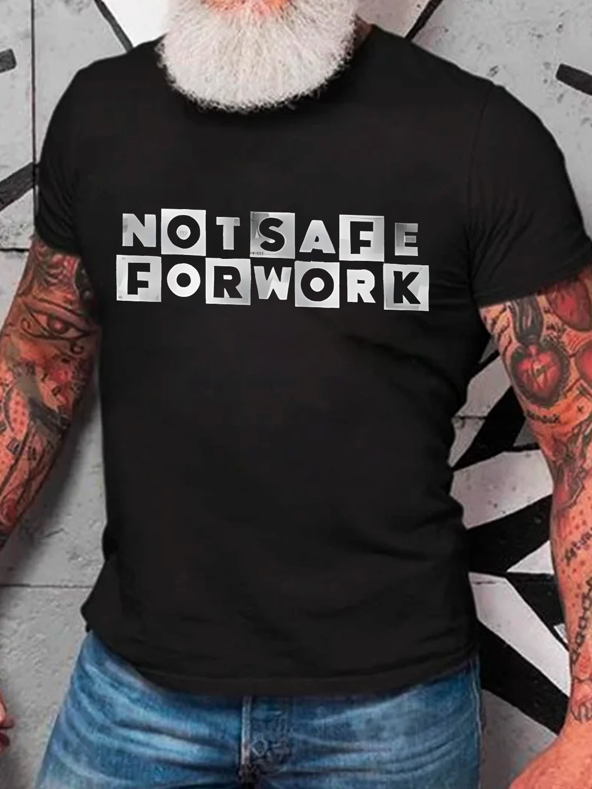 Not Safe Network Cotton T-shirt