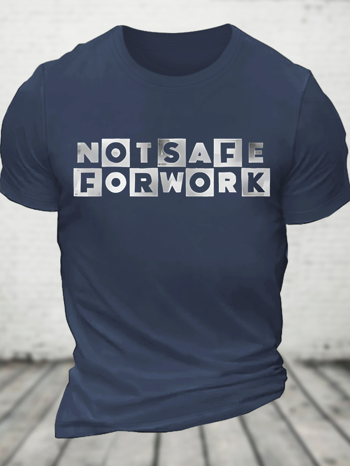 Not Safe Network Cotton T-shirt