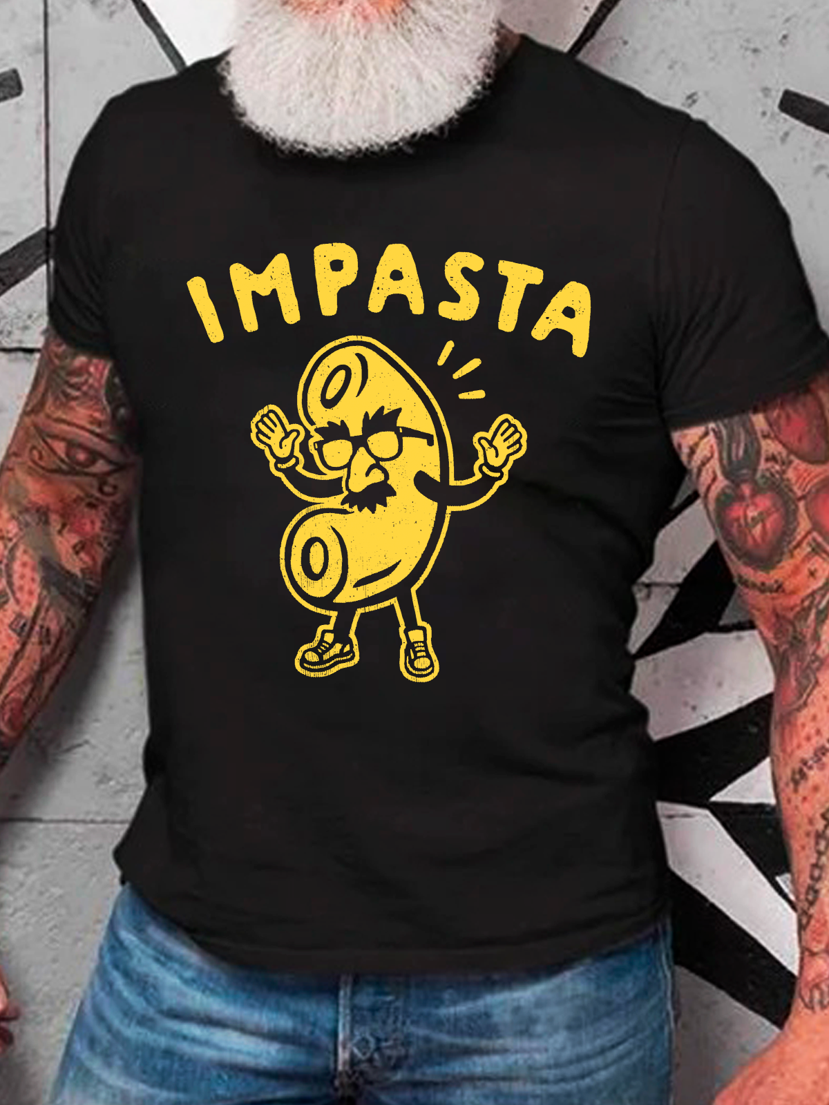 Impasta, Imposter Shirts, Sarcastic Shirts Cotton T-Shirt