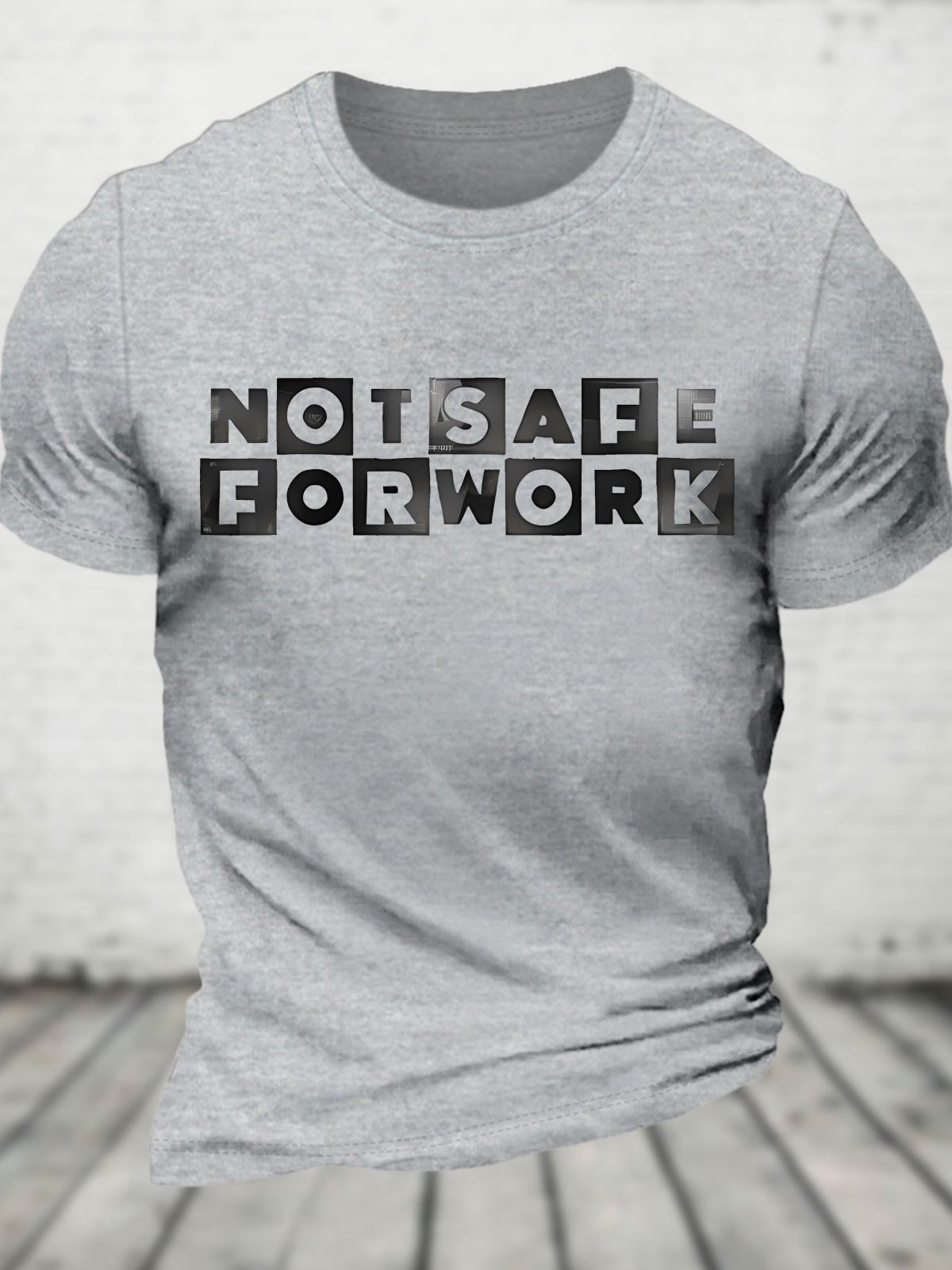 Not Safe Network Cotton T-shirt