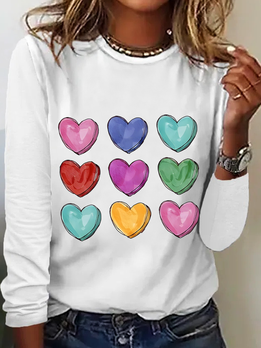 Love Casual Long Sleeve Shirt