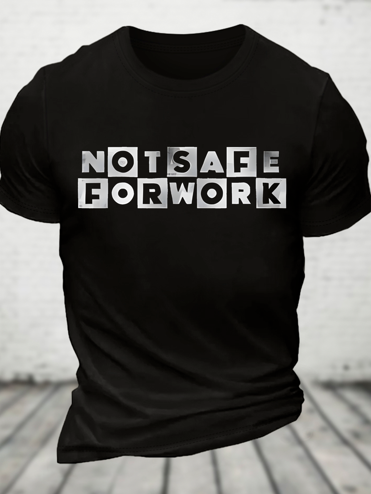 Not Safe Network Cotton T-shirt