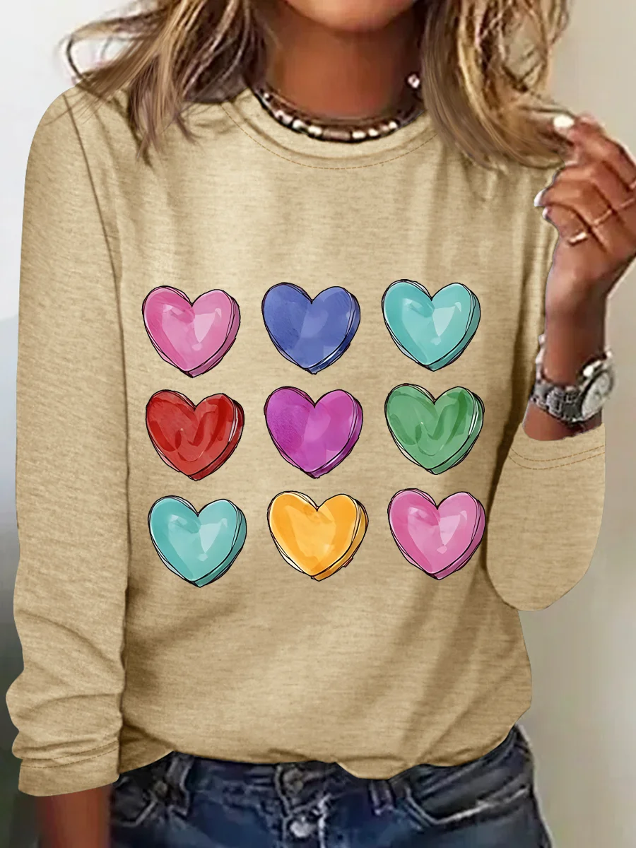 Love Casual Long Sleeve Shirt