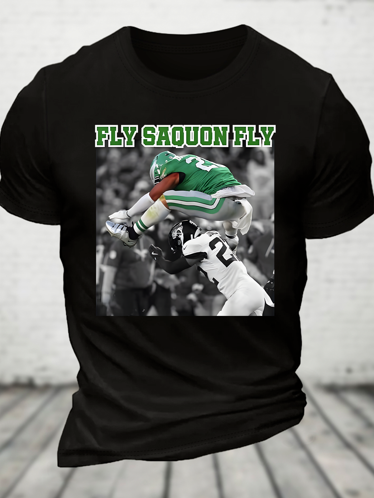 Fly Saquon Fly Eagles Barkley Cotton T-shirt