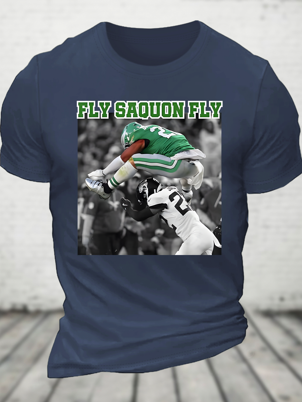 Fly Saquon Fly Eagles Barkley Cotton T-shirt