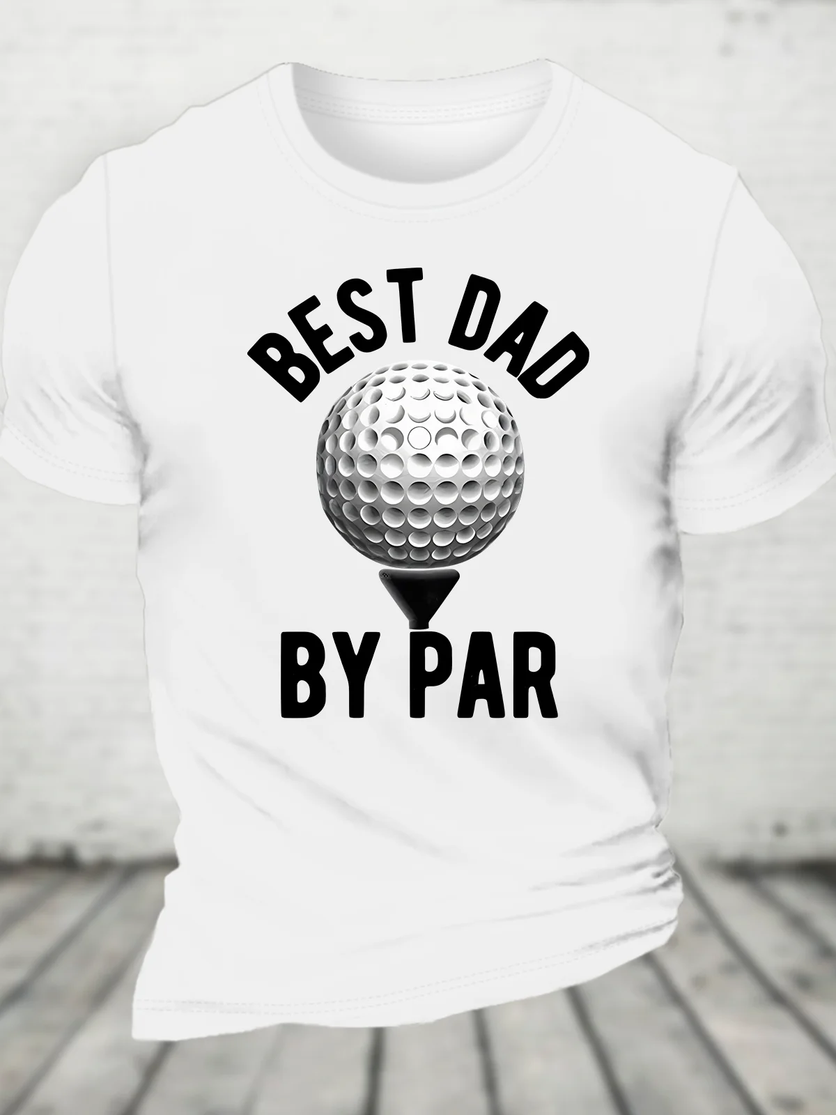 Best Dad By Par Cotton T-Shirt