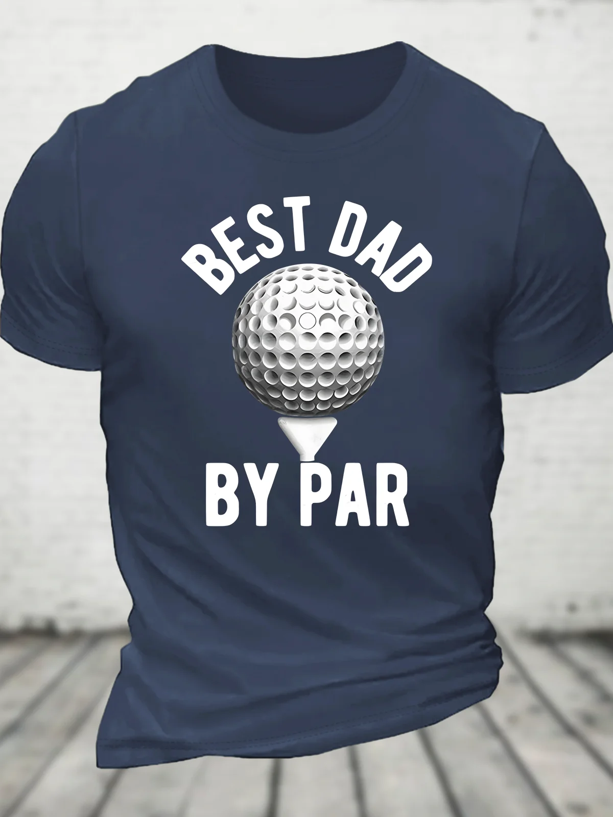 Best Dad By Par Cotton T-Shirt