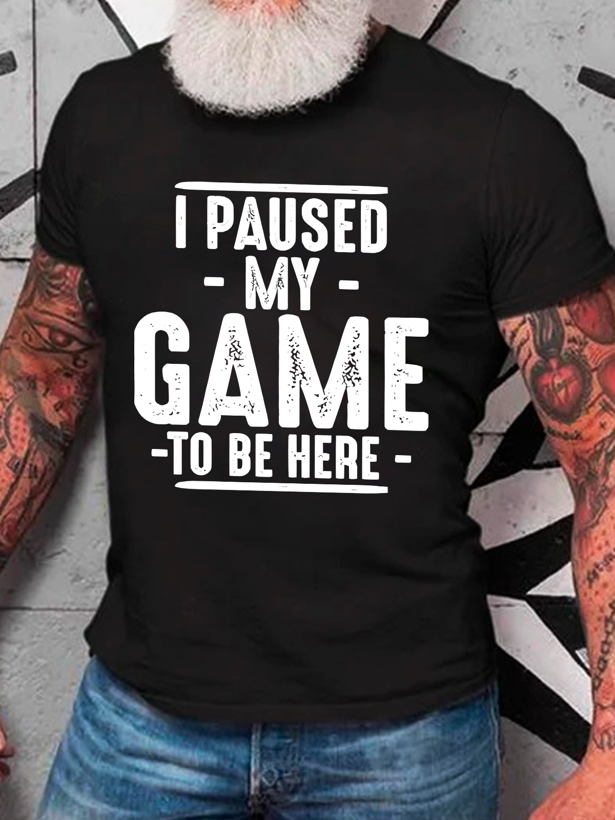 I Paused My Game To Be Here Cotton T-Shirt