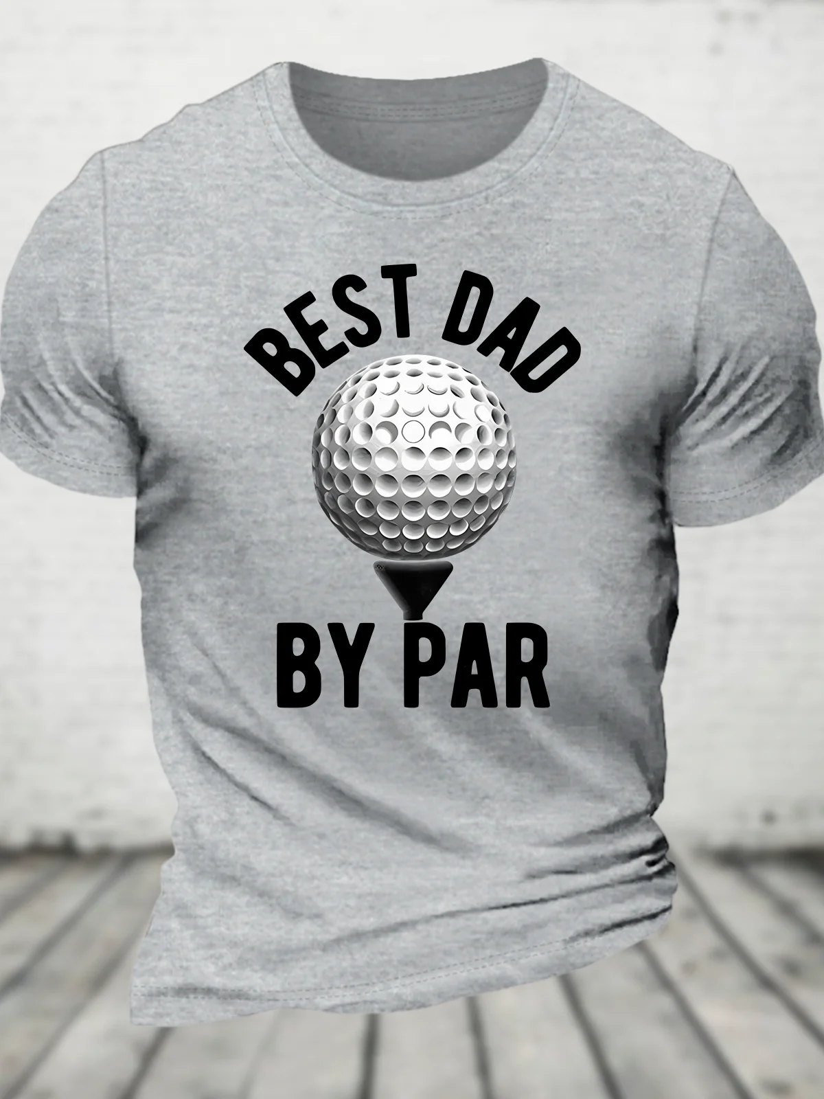 Best Dad By Par Cotton T-Shirt