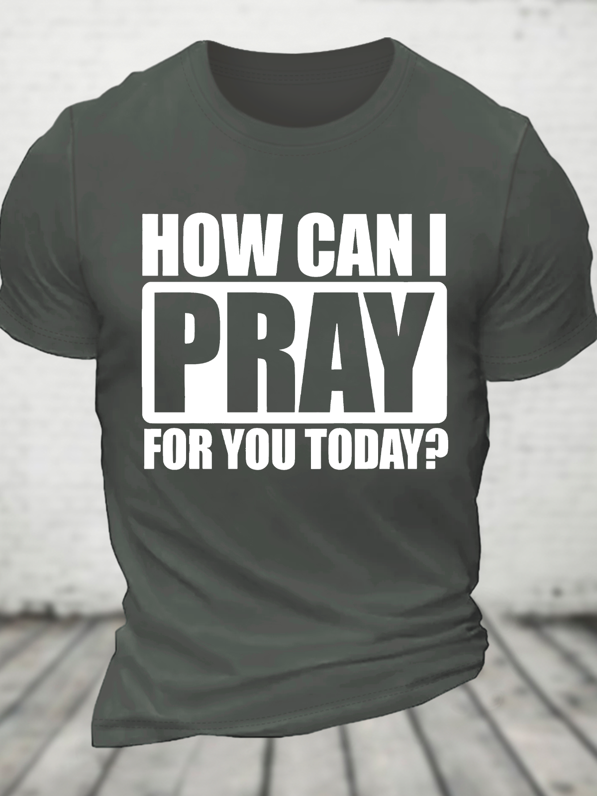 How Can I Pray For You Today Special Gift For Christian Jesus God Christian Cotton T-Shirt