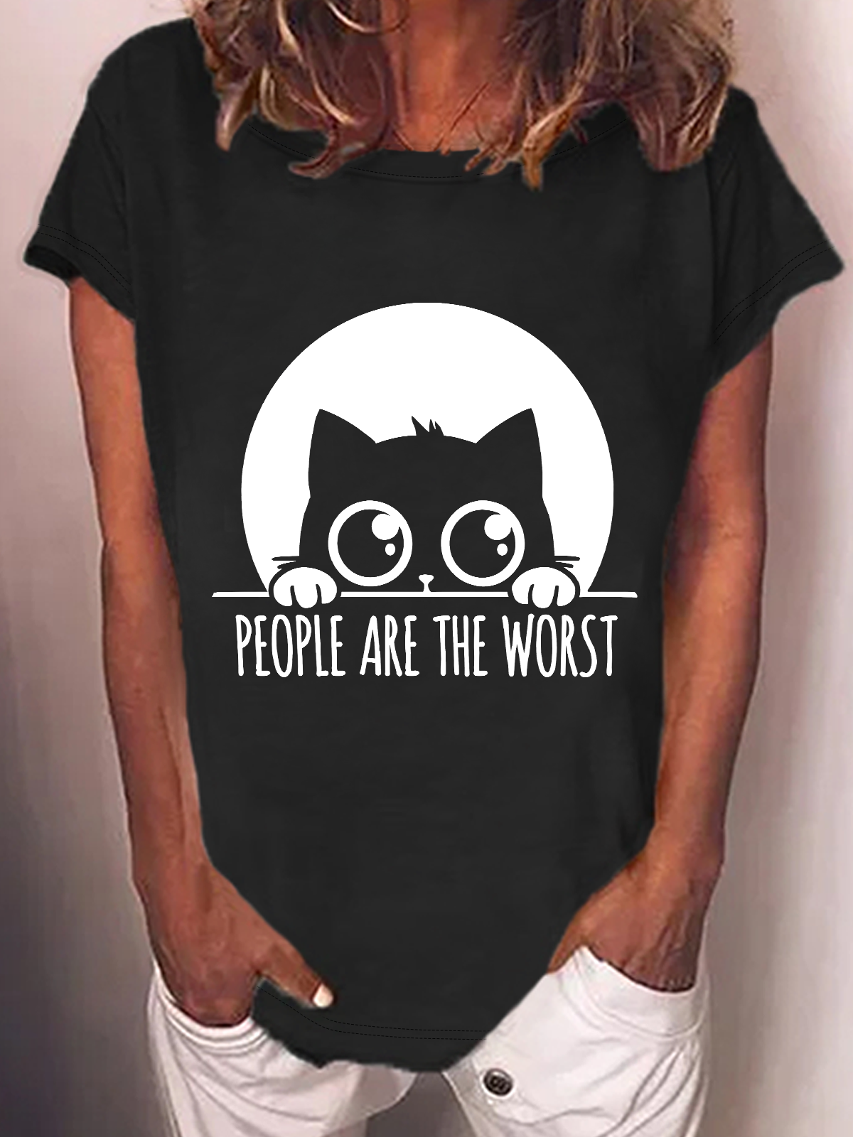 People Are The Worst Cotton-Blend T-Shirt