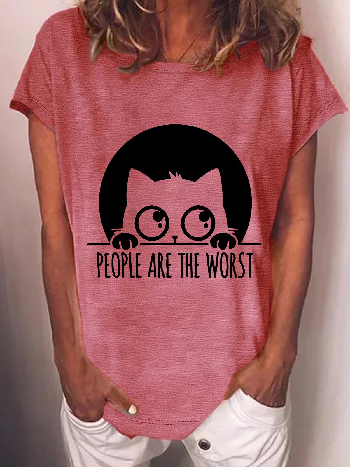 People Are The Worst Cotton-Blend T-Shirt