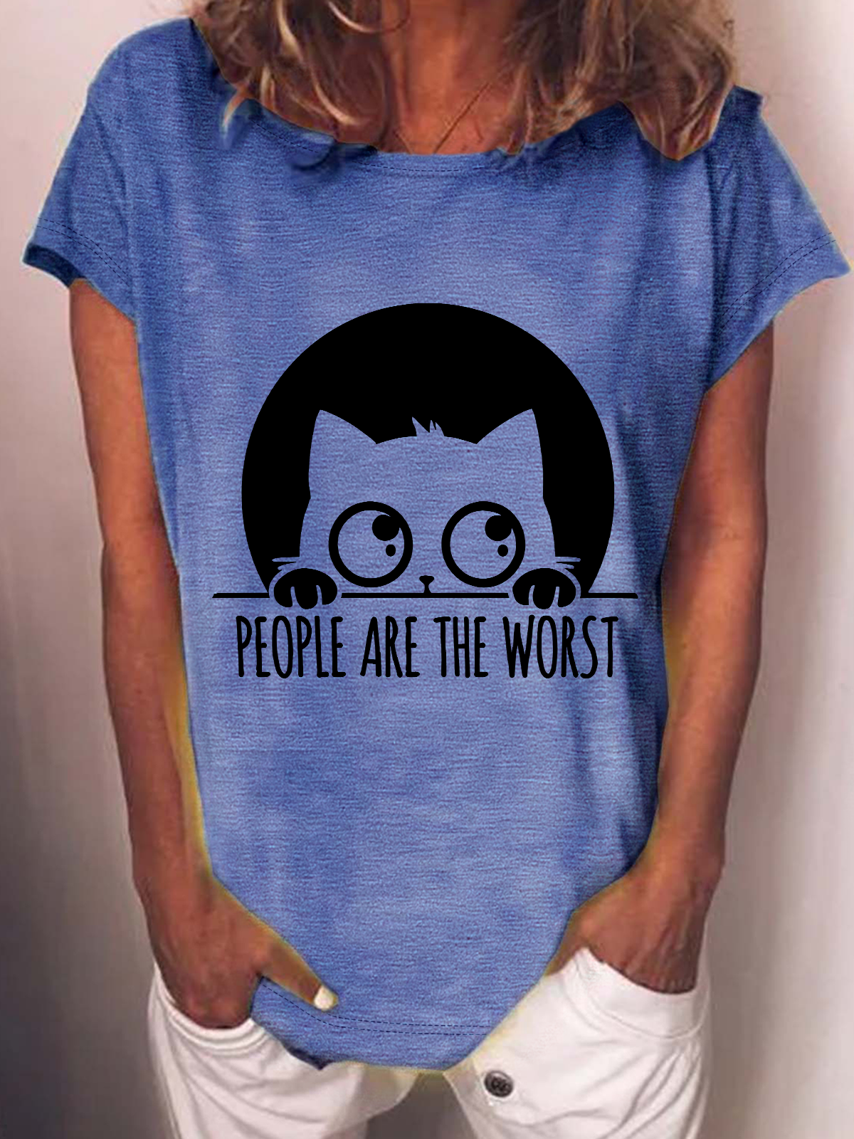 People Are The Worst Cotton-Blend T-Shirt