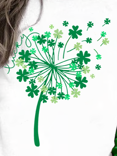 Women'S St. Patrick's Day Crew Neck Sweatshirt