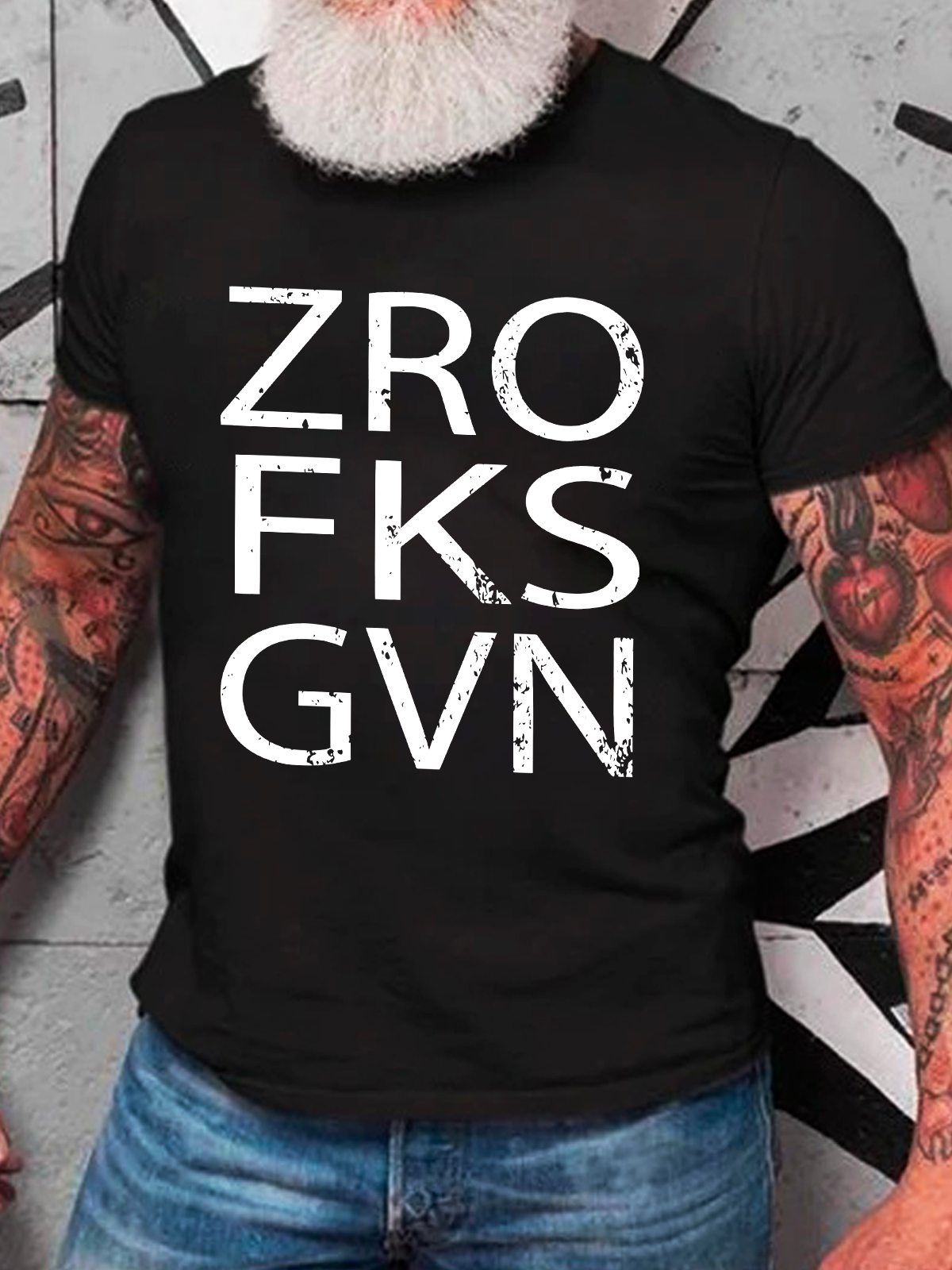 Zero Fucks Given Sarcastic Funny Cotton T-Shirt