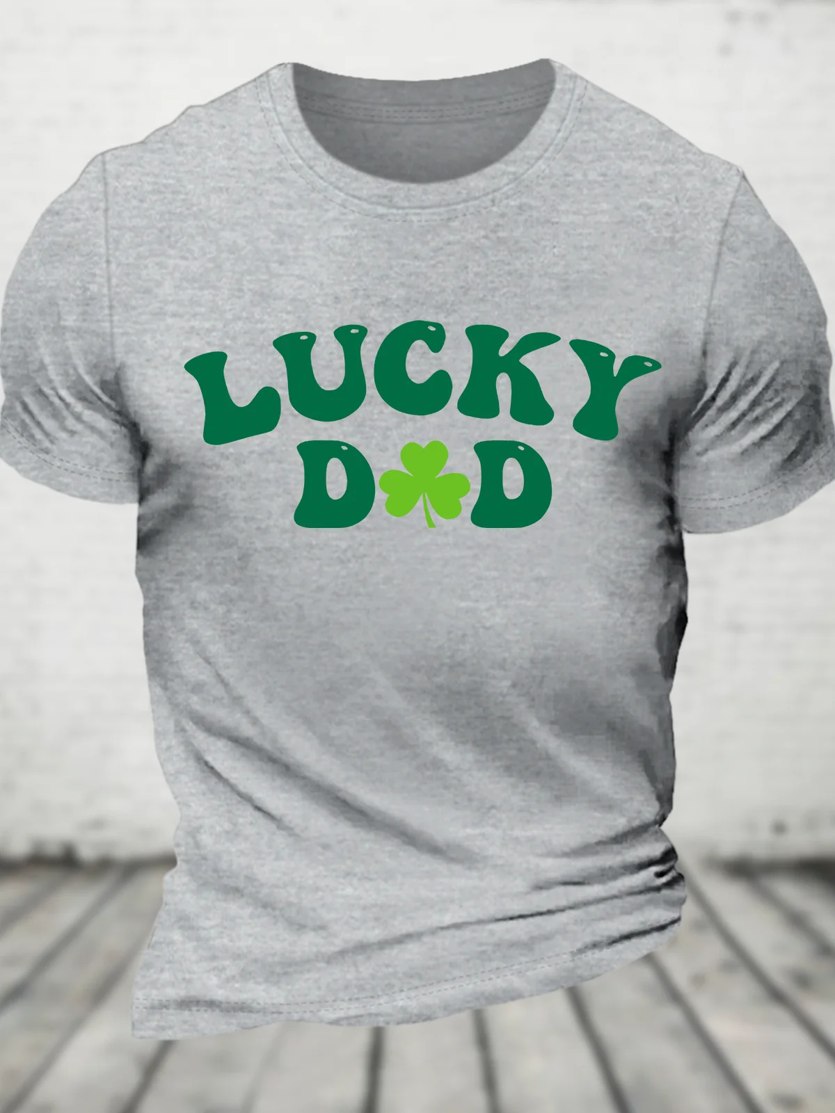 Lucky Dad St Patrick's Day Cotton T-Shirt