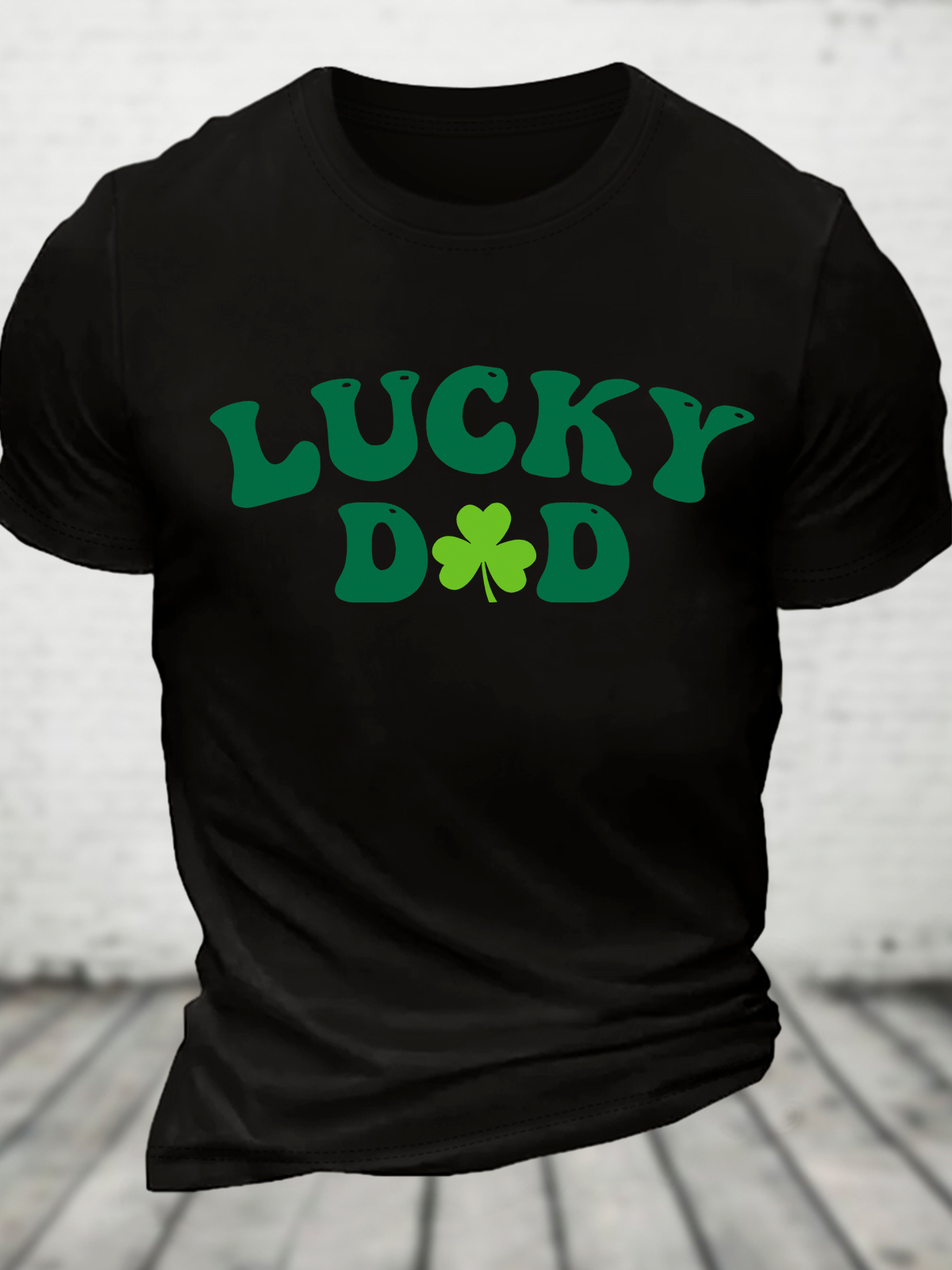 Lucky Dad St Patrick's Day Cotton T-Shirt