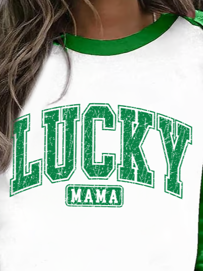 Women'S St. Patrick's Day Crew Neck Sweatshirt