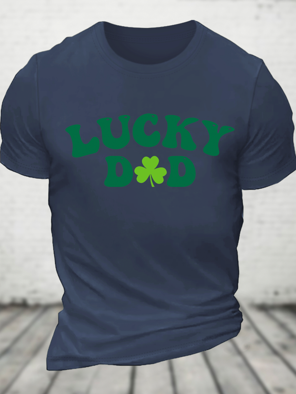 Lucky Dad St Patrick's Day Cotton T-Shirt