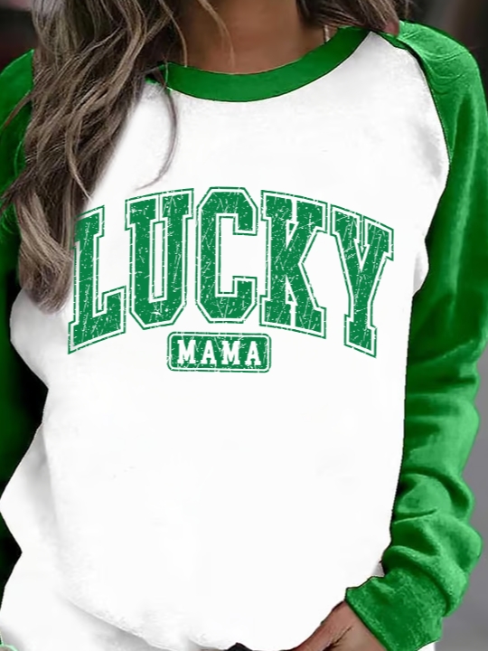 Women'S St. Patrick's Day Crew Neck Sweatshirt