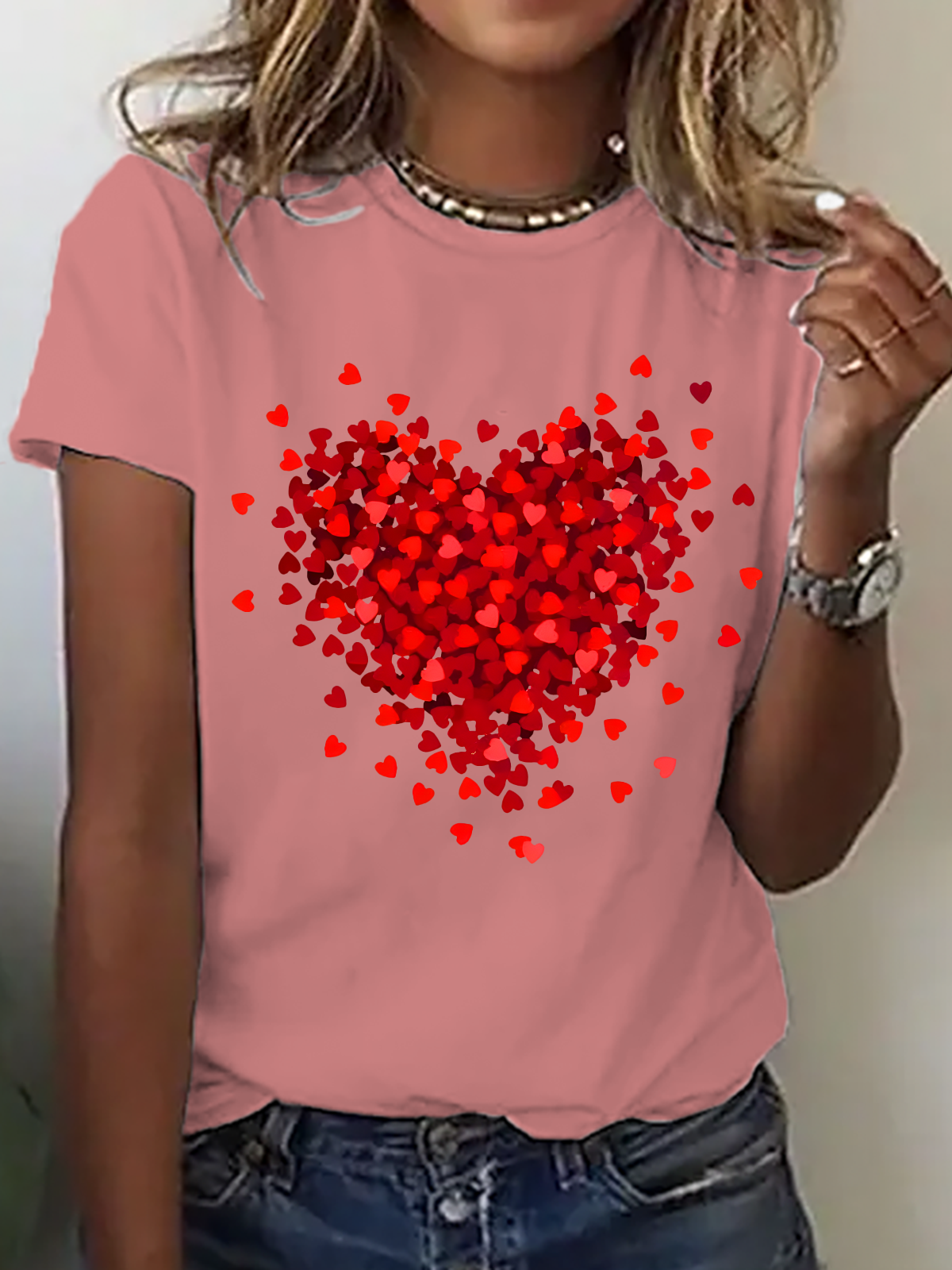 Let Love Fill Your Heart Cotton T-Shirt