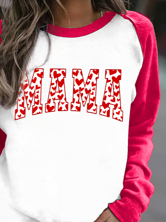 Women'S Valentine's Day Crew Neck Sweatshirt