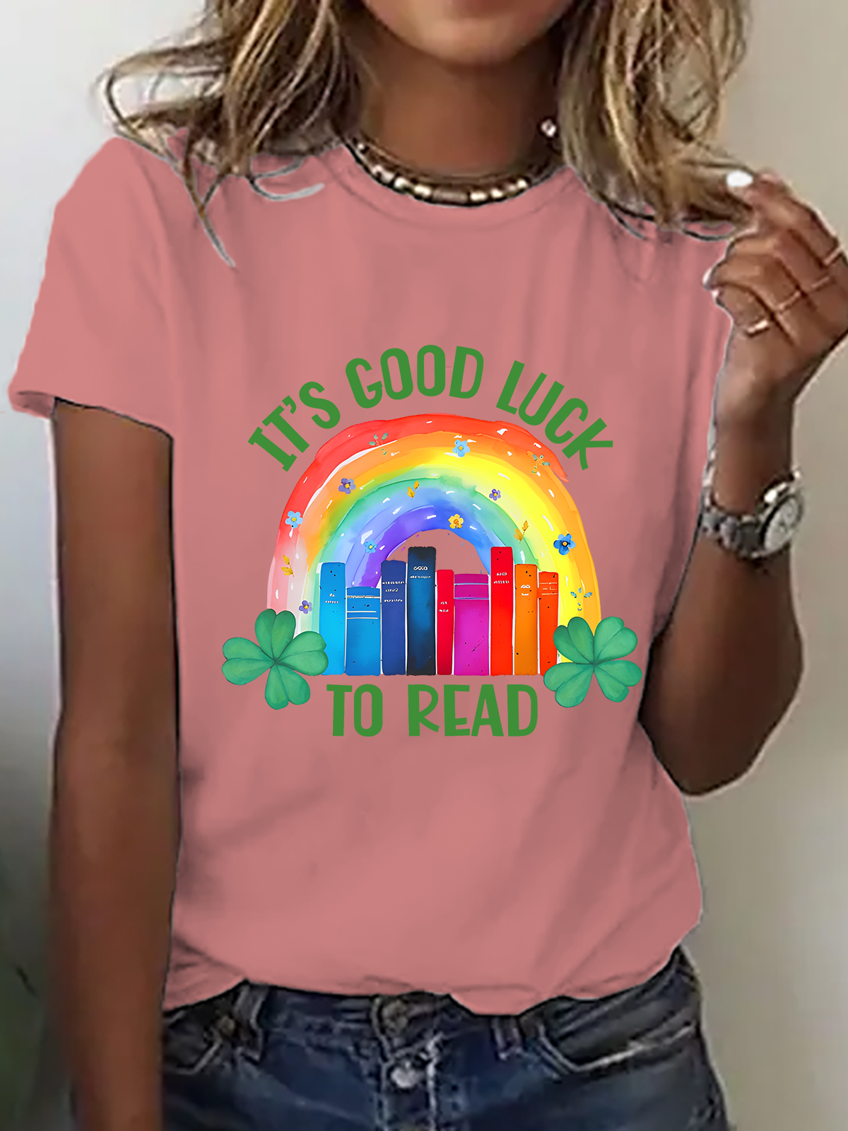 It's Good Luck To Read Shirt, St Cotton T-Shirt