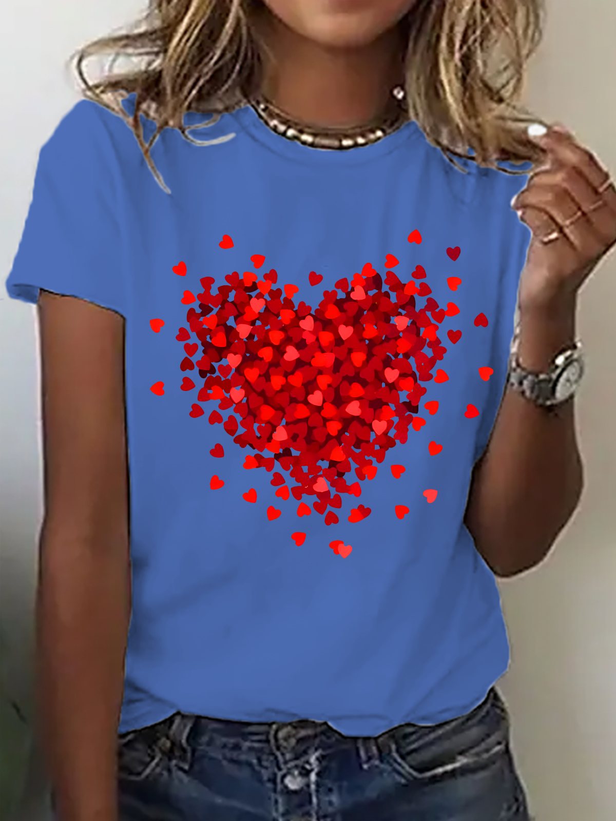 Let Love Fill Your Heart Cotton T-Shirt