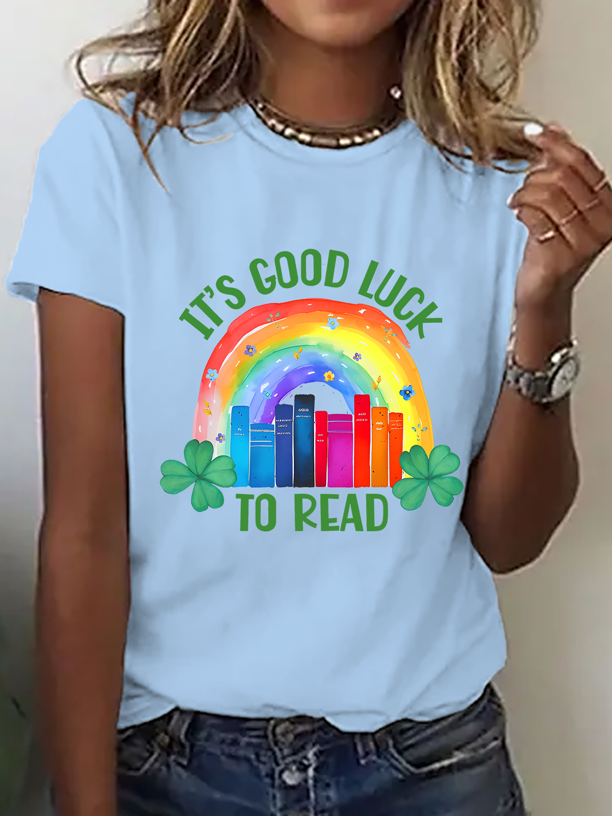 It's Good Luck To Read Shirt, St Cotton T-Shirt