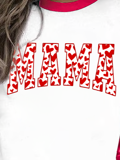 Women'S Valentine's Day Crew Neck Sweatshirt