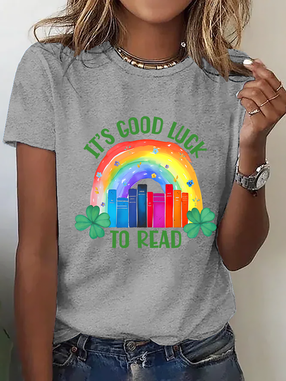 It's Good Luck To Read Shirt, St Cotton T-Shirt