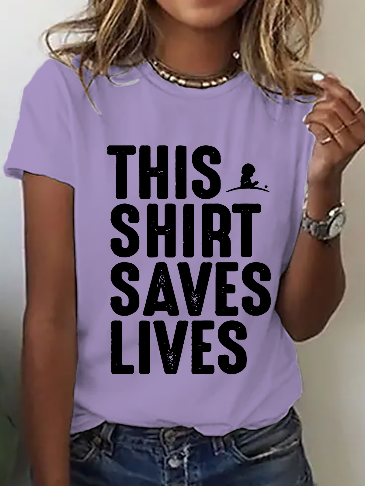 This Shirt Saves Lives Cotton T-Shirt