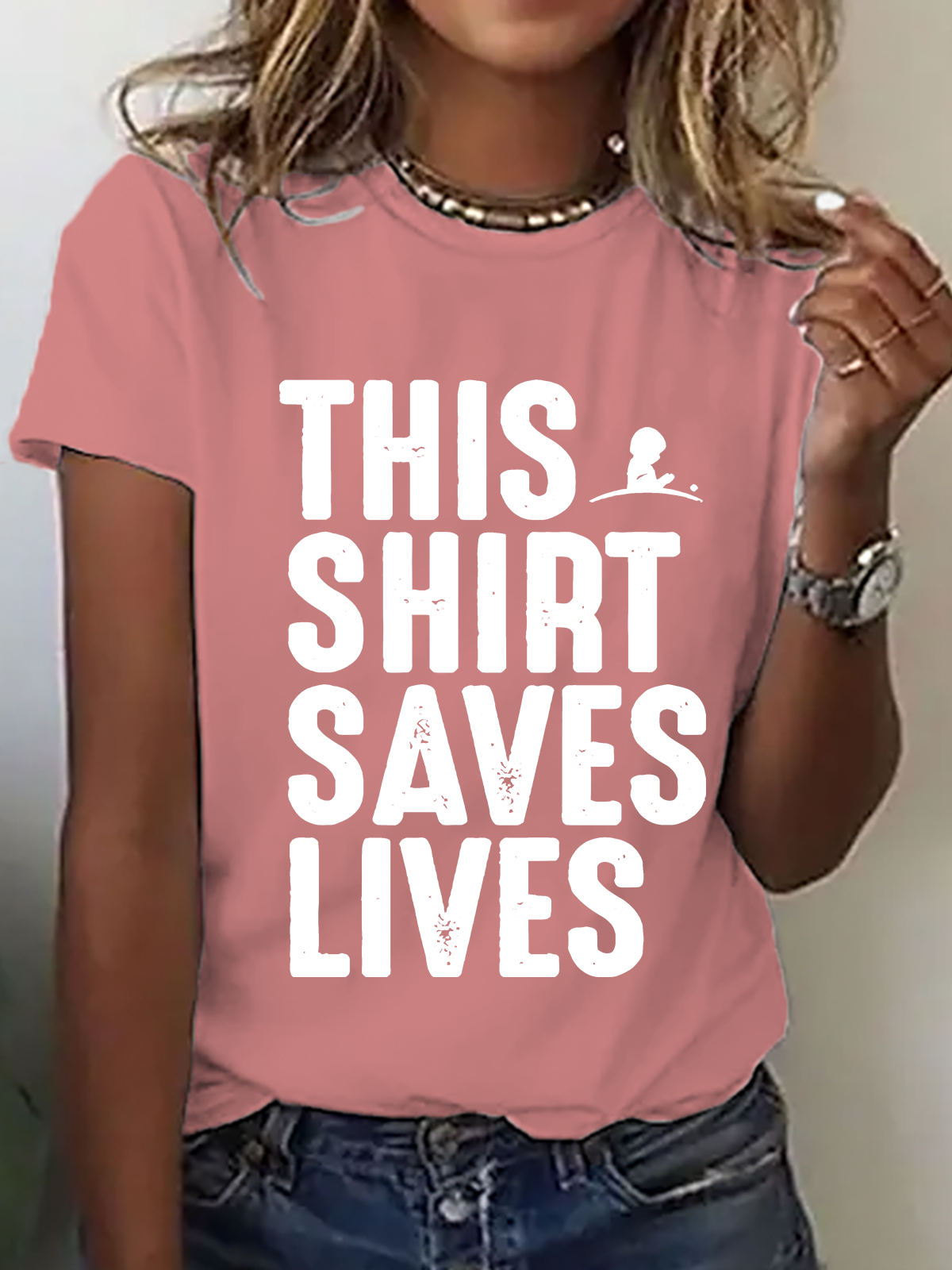 This Shirt Saves Lives Cotton T-Shirt