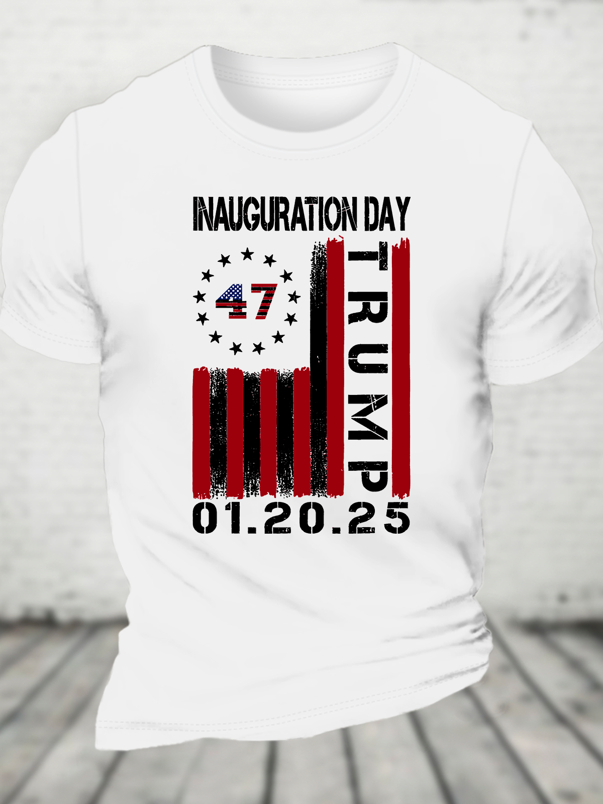 President Donald Trump Inauguration Day 2025 Memorabilia Fla Cotton T-Shirt