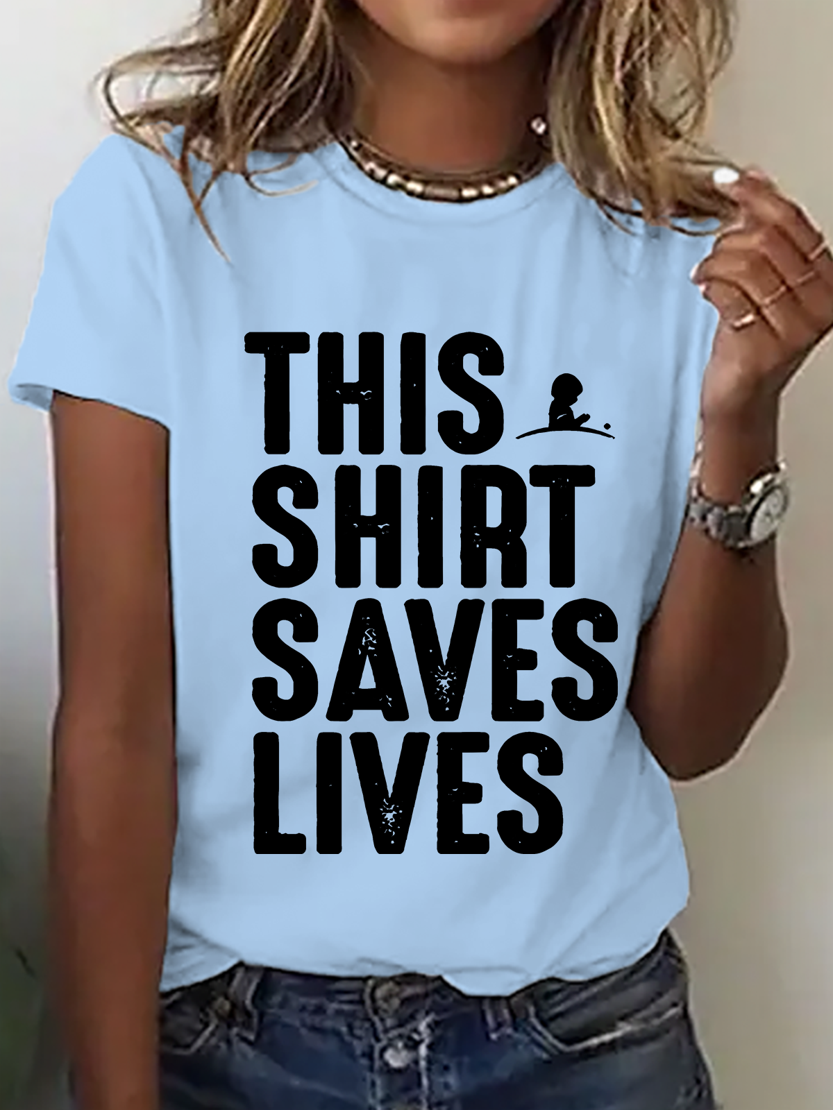 This Shirt Saves Lives Cotton T-Shirt