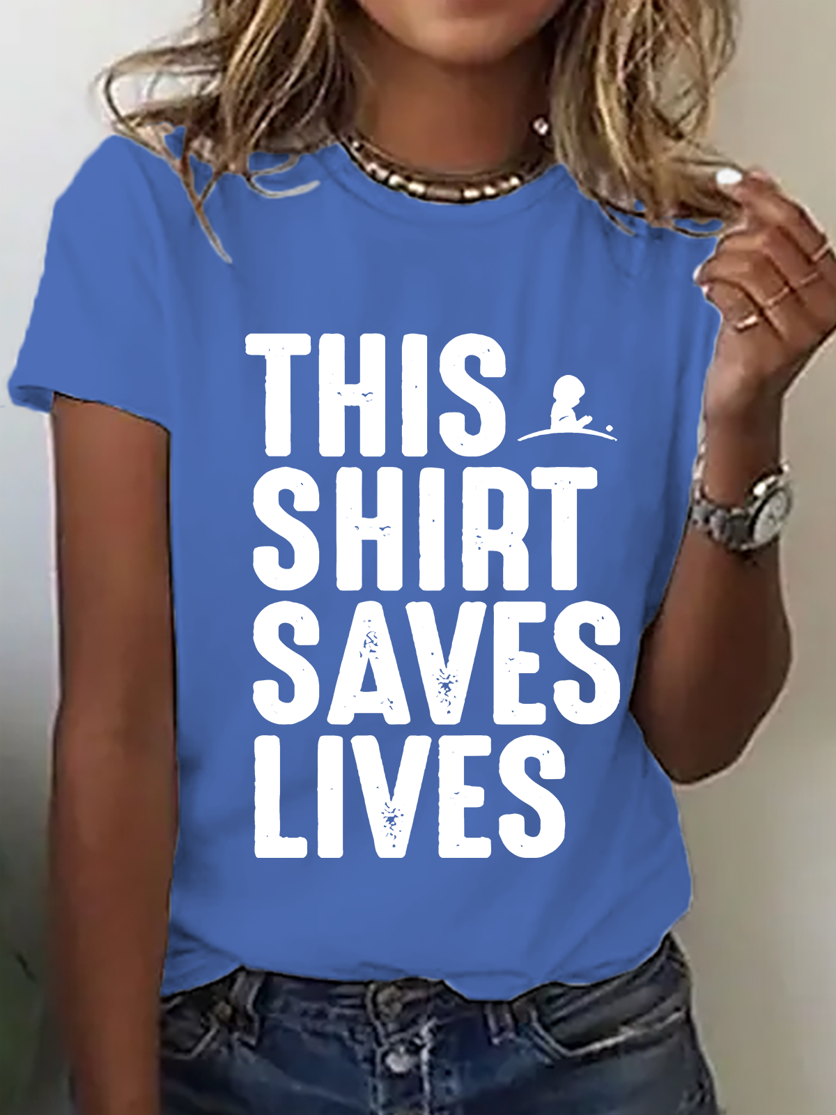 This Shirt Saves Lives Cotton T-Shirt