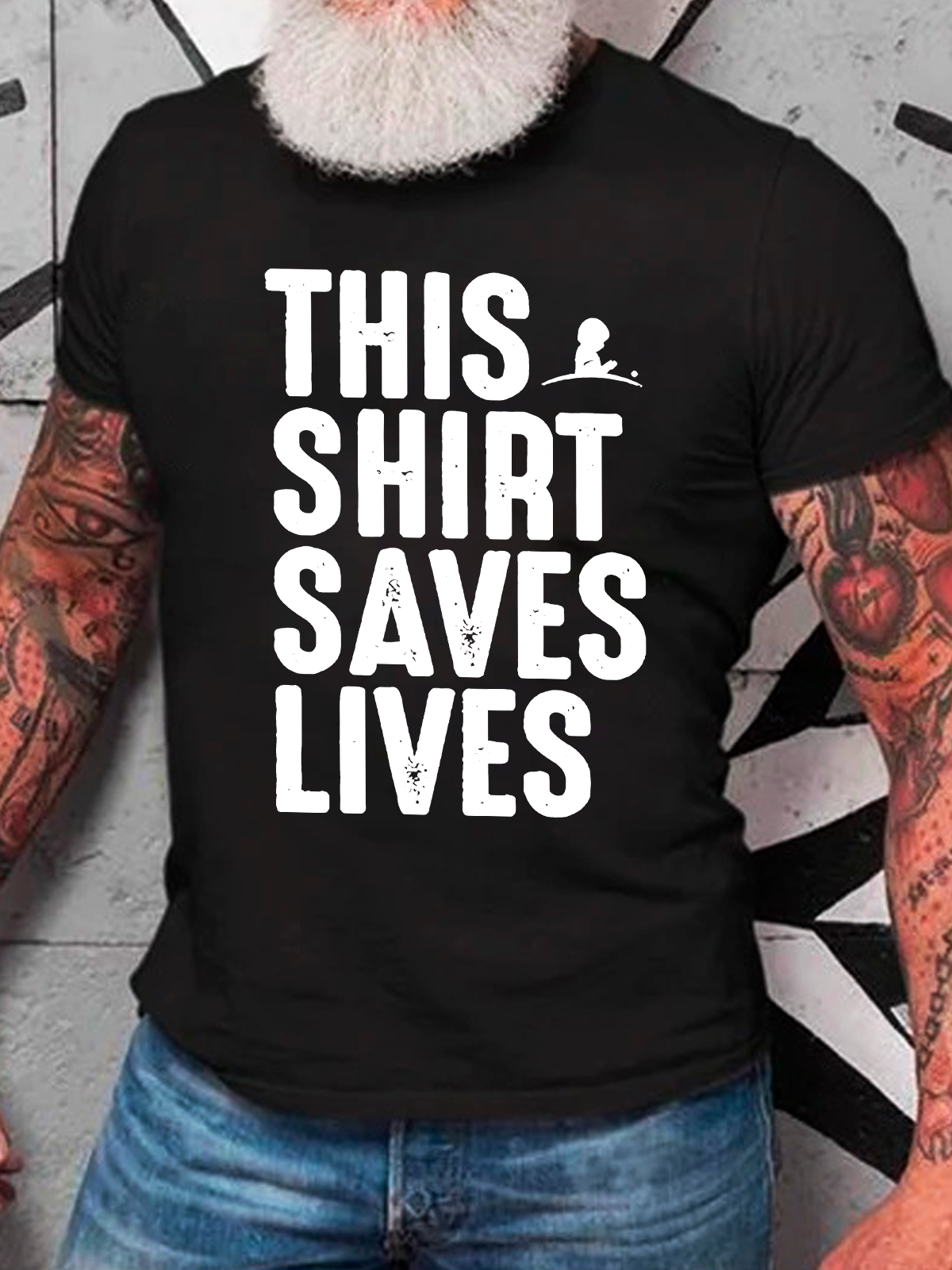 This Shirt Saves Lives Cotton T-Shirt