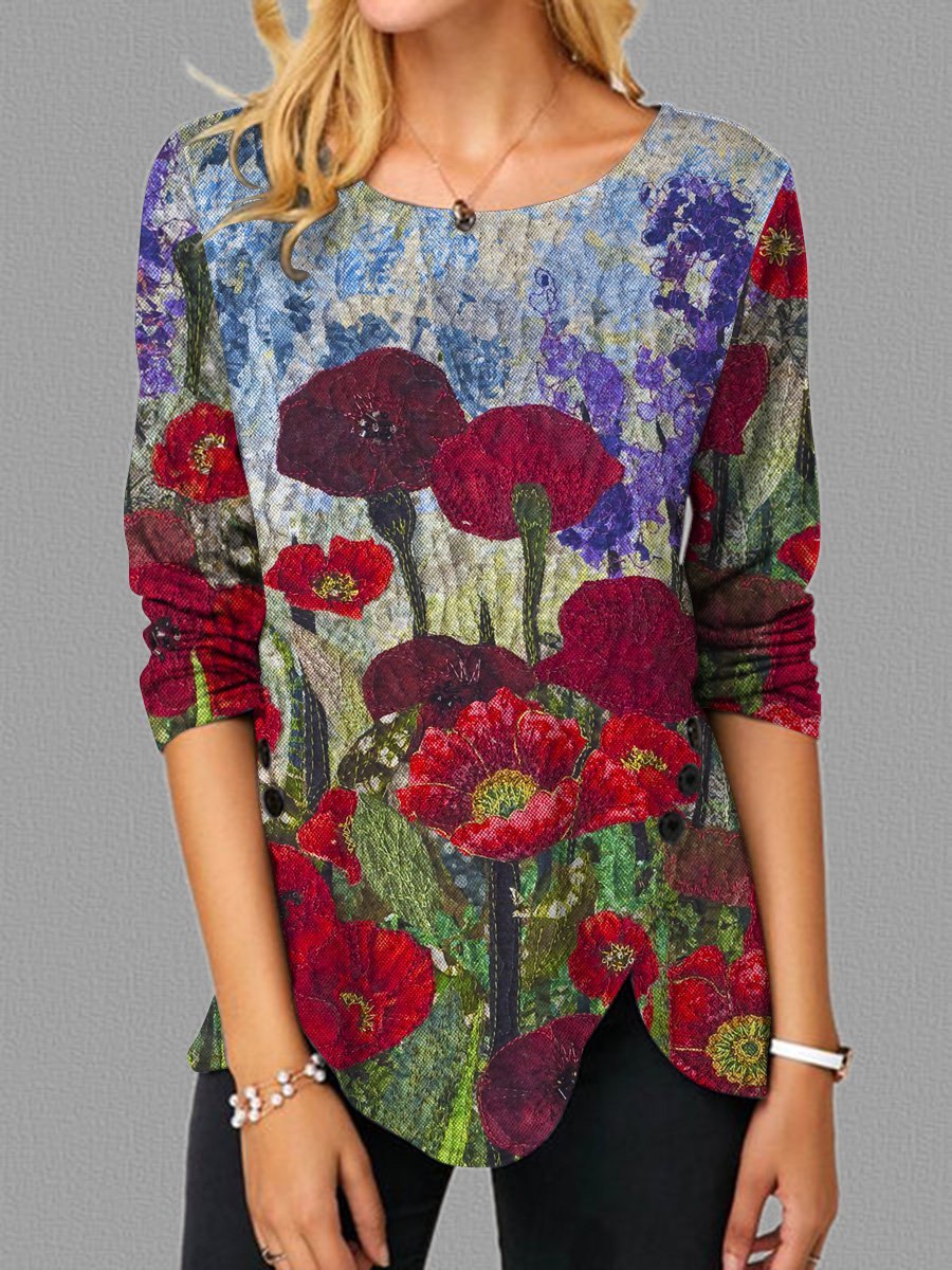 Top 5 Poppy Flower Women's T-shirts