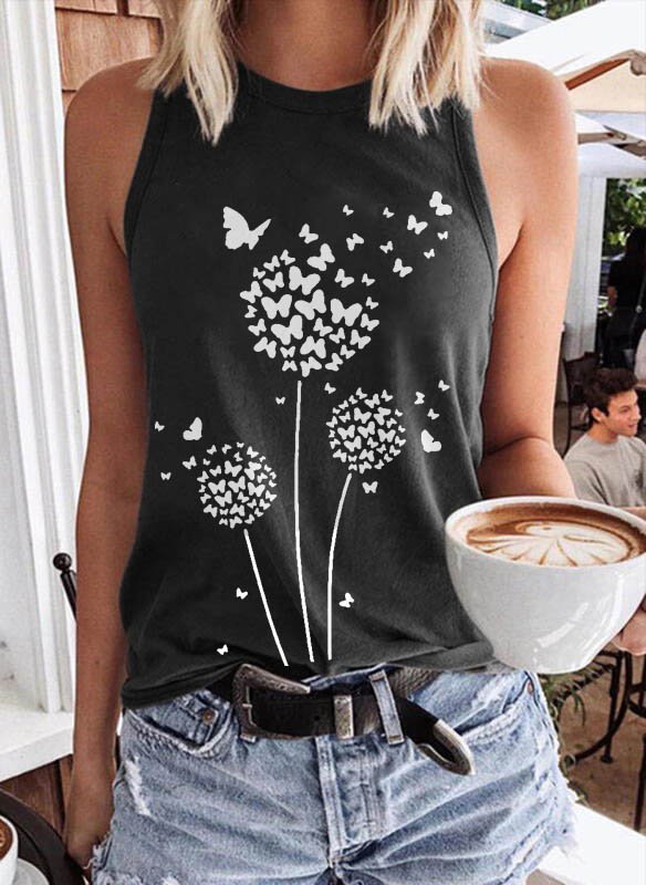 Dandelion Graphic T-shirts With Inspiration Sayings