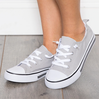 Women Canvas Sneakers Casual Comfort Plus Size Shoes