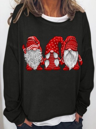 Christmas Santa Gnomes Casual Sweatshirts