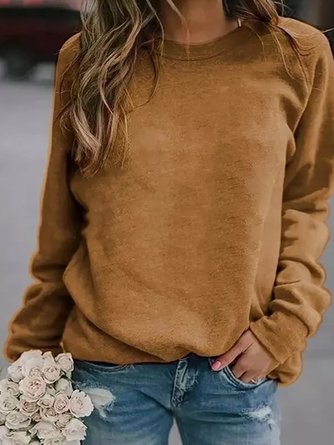Women's Plain Sweatshirt