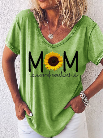 Mom Sunflower Best Mother's Day Gift Shirts&Tops