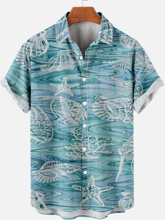 Ocean Beach Men's Short Sleeve Shirt