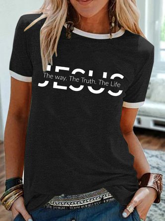 Jesus Christian Jesus The Way The Truth The Life Short Sleeve T-Shirt