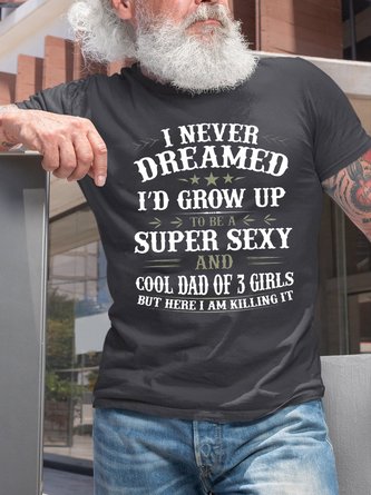 Father’s Day Gift Father Of 3 Girls Funny T-shirt